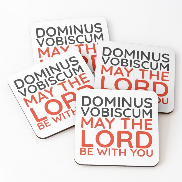 Item preview, Latin Mass Dominus Vobiscum Catholic English Latin Greeting designed and sold by MaryKunzGoldman.