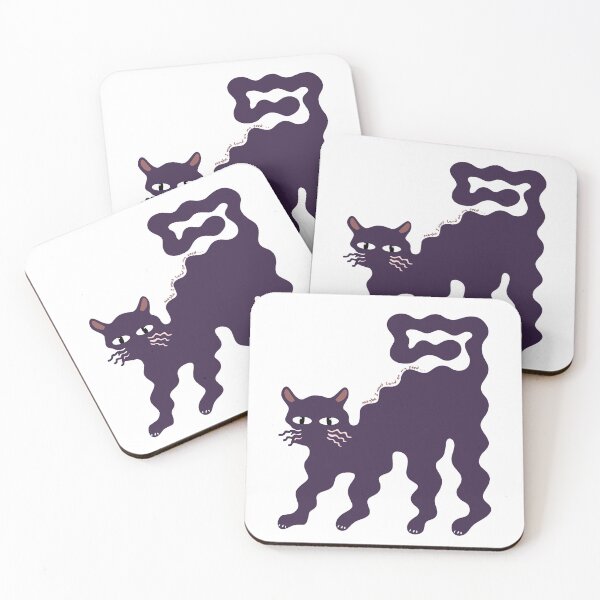 Item preview, wiggle black cat designed and sold by Wildwind-style.