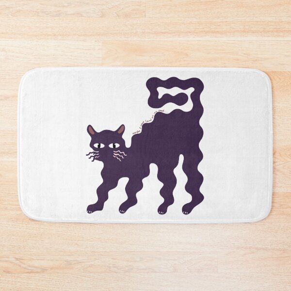 Item preview, wiggle black cat designed and sold by Wildwind-style.