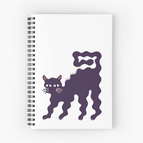 Item preview, wiggle black cat designed and sold by Wildwind-style.