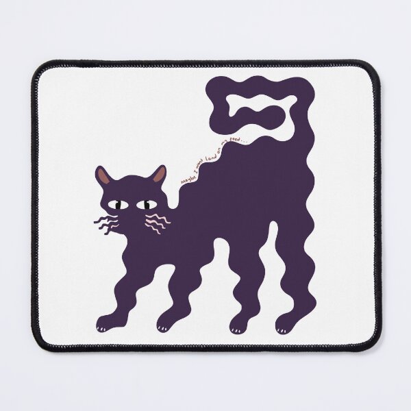 Item preview, wiggle black cat designed and sold by Wildwind-style.