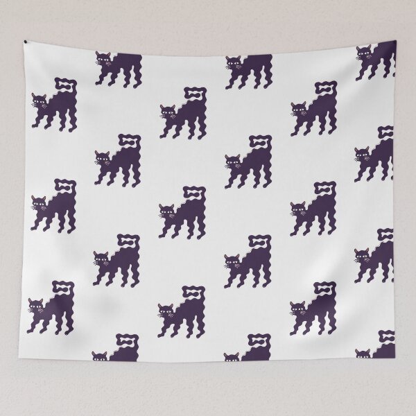 Item preview, wiggle black cat designed and sold by Wildwind-style.