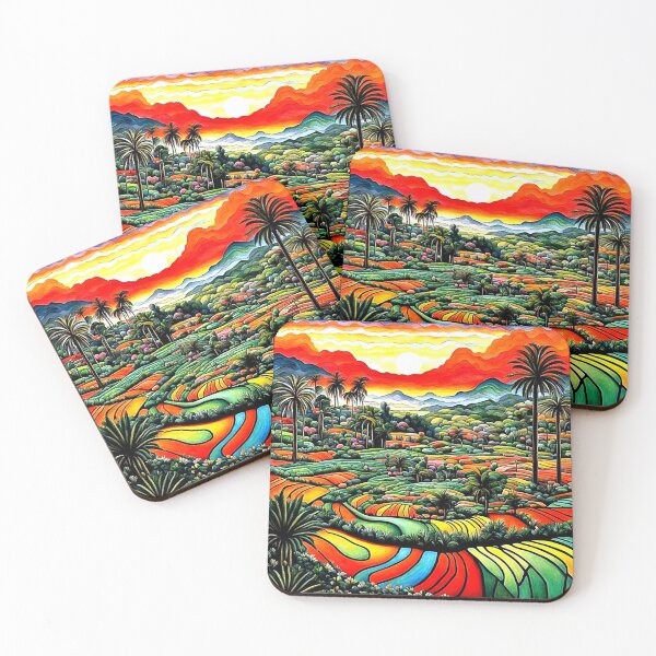 Item preview, Terraced Landscape  4 designed and sold by George Hutton Hunter.