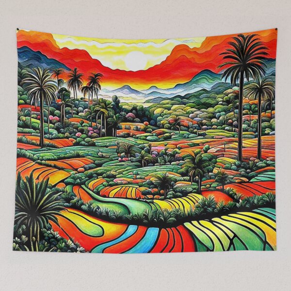 Item preview, Terraced Landscape  4 designed and sold by George Hutton Hunter.