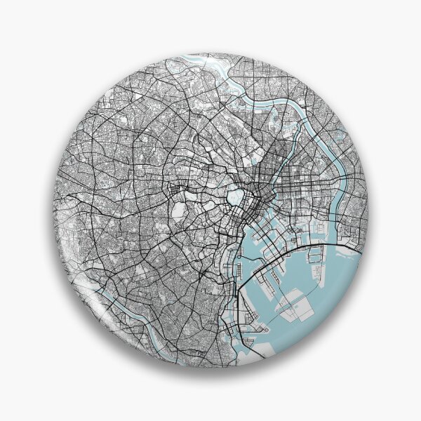 Item preview, Tokyo City Map of Japan - Circle designed and sold by deMAP.