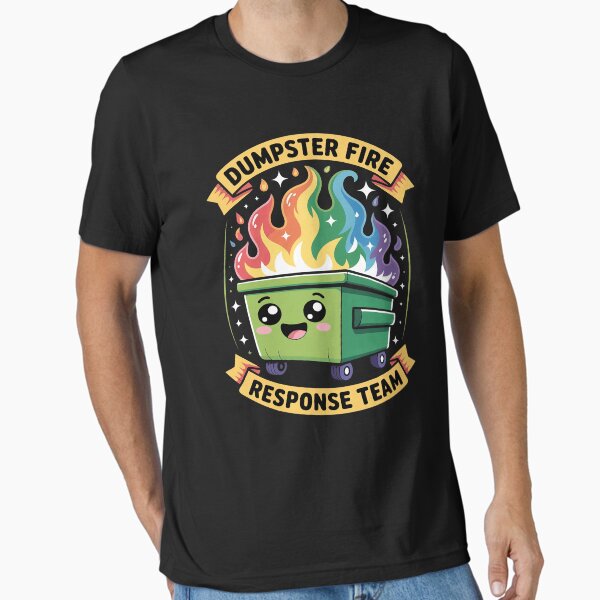 Item preview, Dumpster Fire Response Team Leader Sarcastic designed and sold by axelvic.