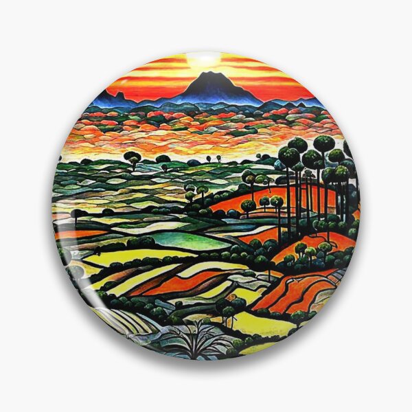 Item preview, Terraced Landscape 5 designed and sold by George Hutton Hunter.