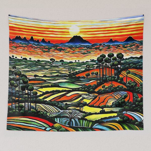 Item preview, Terraced Landscape 5 designed and sold by George Hutton Hunter.