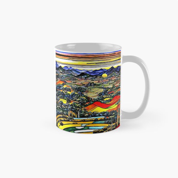 Item preview, Terraced Landscape 6 designed and sold by George Hutton Hunter.