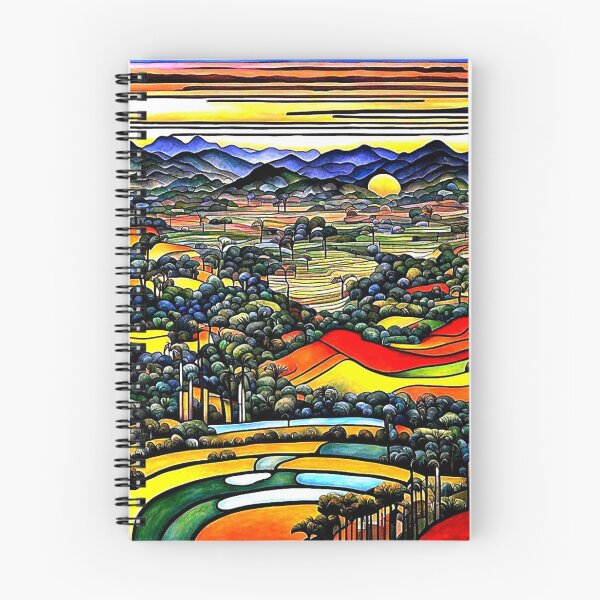 Item preview, Terraced Landscape 6 designed and sold by George Hutton Hunter.