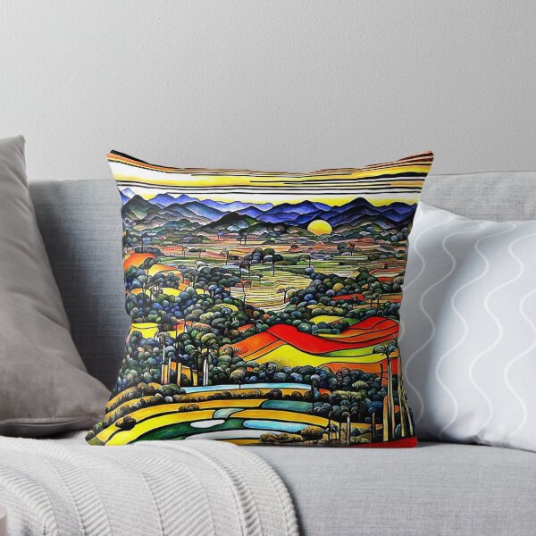 Item preview, Terraced Landscape 6 designed and sold by George Hutton Hunter.