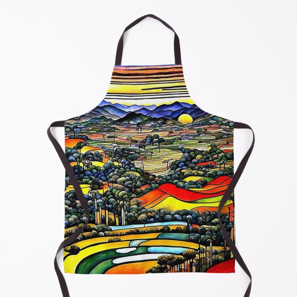 Item preview, Terraced Landscape 6 designed and sold by George Hutton Hunter.