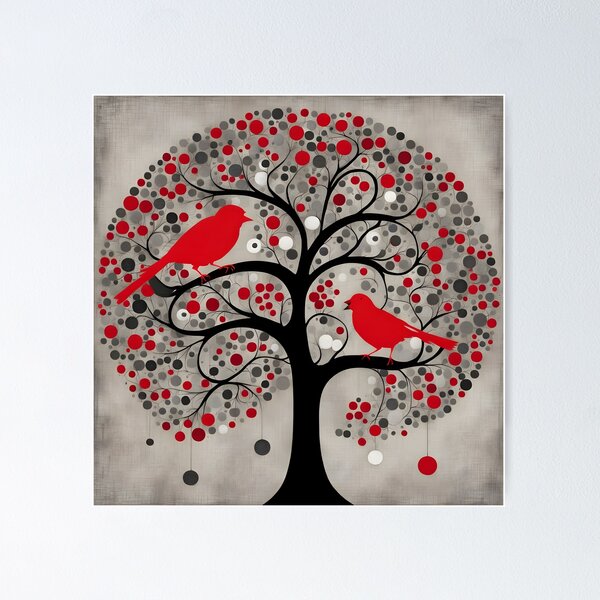Item preview, Red Bird Tree designed and sold by Cathi.