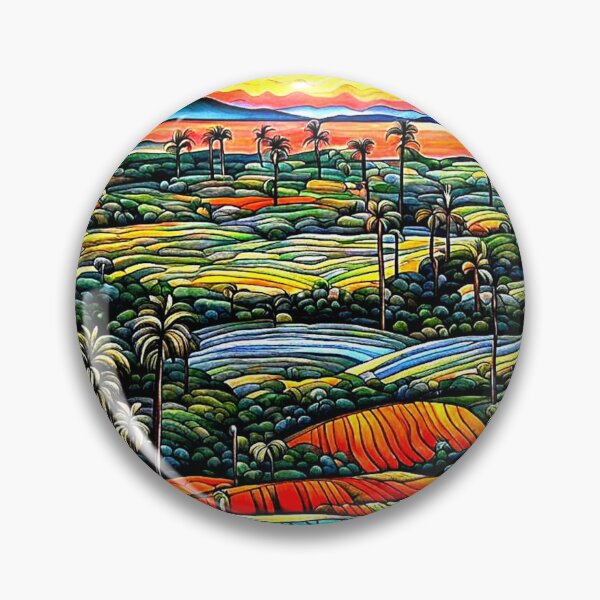 Item preview, Terraced Landscape 7 designed and sold by George Hutton Hunter.