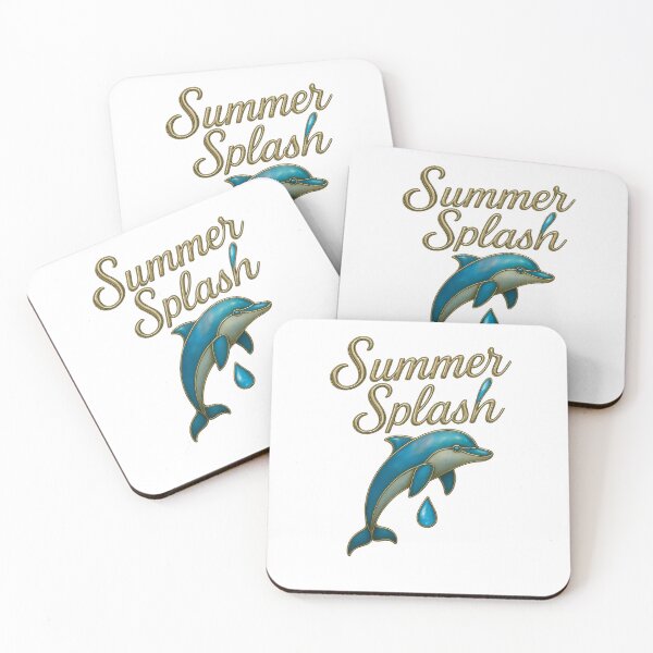 Item preview, Summer Splash - Stained Glass Dolphin Design designed and sold by giant_ani.