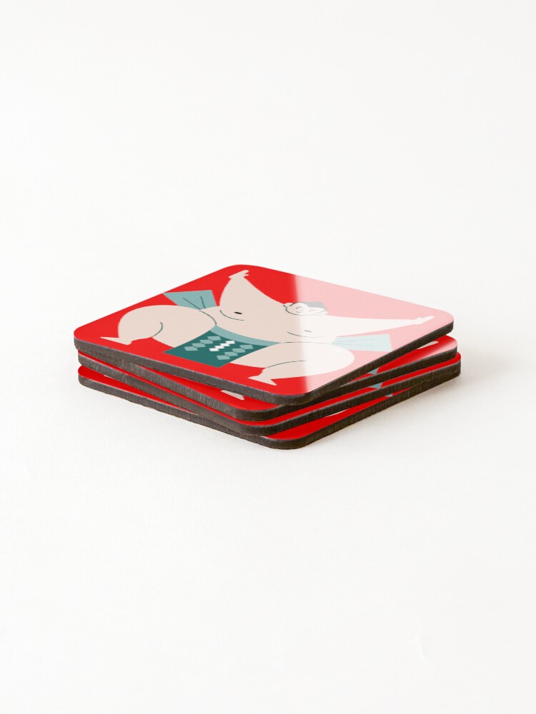 Thumbnail 4 of 5, Coasters (Set of 4), Sumo - Raloel  designed and sold by Raloel.