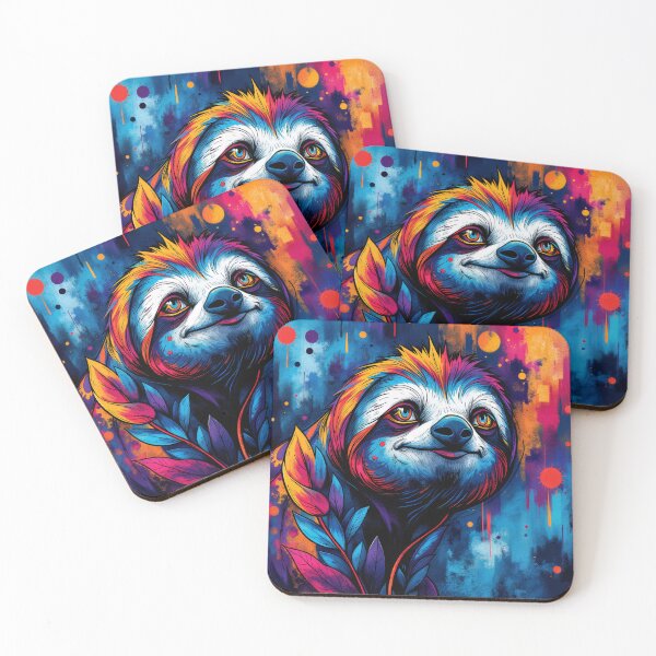 Item preview, Sloth Stripes designed and sold by BadWaves.