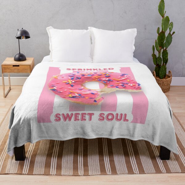 Item preview, Sprinkled sweet soul Pink doughnut shop breakfast baked goods designed and sold by joyfulfeatures.