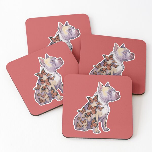 Item preview, Water Colour Pitbull  illustration designed and sold by ZooStateofMind.