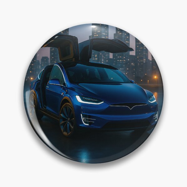 Item preview, Futuristic Electric SUV Car With Falcon Doors In City designed and sold by RevUpDesign.