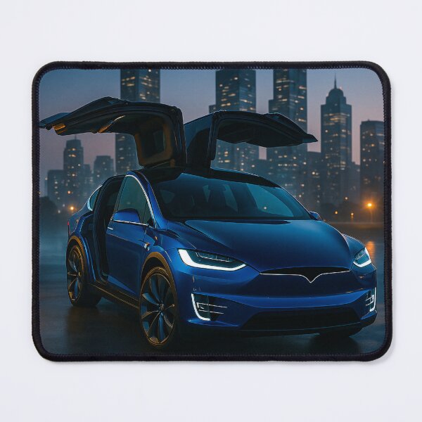 Item preview, Futuristic Electric SUV Car With Falcon Doors In City designed and sold by RevUpDesign.