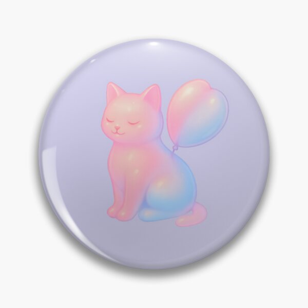 Item preview, swelling hart, balloon-winged cat designed and sold by ashwin.alcove.