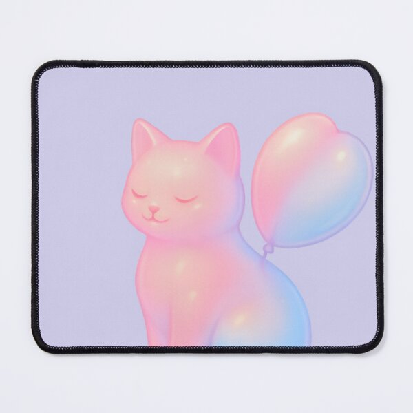 Item preview, swelling hart, balloon-winged cat designed and sold by ashwin.alcove.
