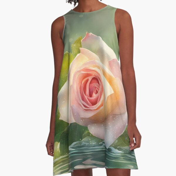 Item preview, Light Pink Rose in Water designed and sold by BookCovered.
