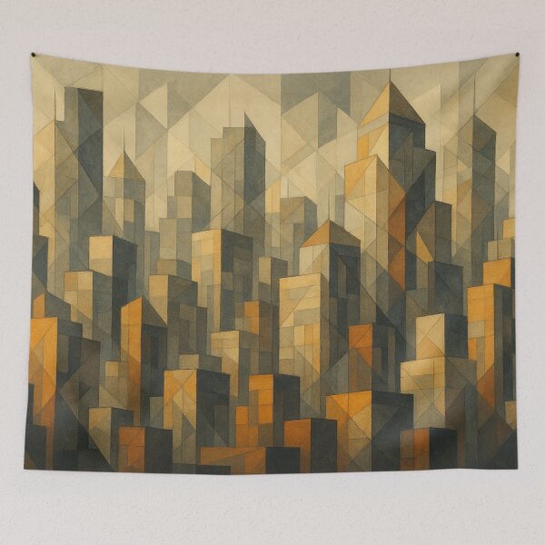 Item preview, Geometric city of the future designed and sold by Sigtrix.