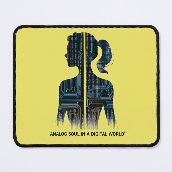Item preview, Digital Human (Female ): Analog Soul in Binary World designed and sold by PokkuBer.