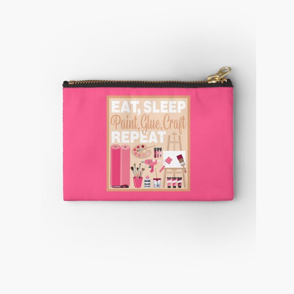 Item preview, Eat Sleep Repeat Crafting - Arts and Crafts - PINK designed and sold by StellarFX.