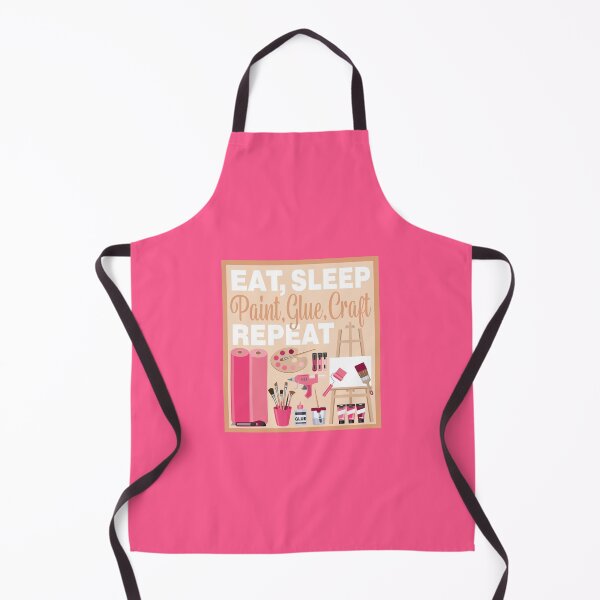 Item preview, Eat Sleep Repeat Crafting - Arts and Crafts - PINK designed and sold by StellarFX.