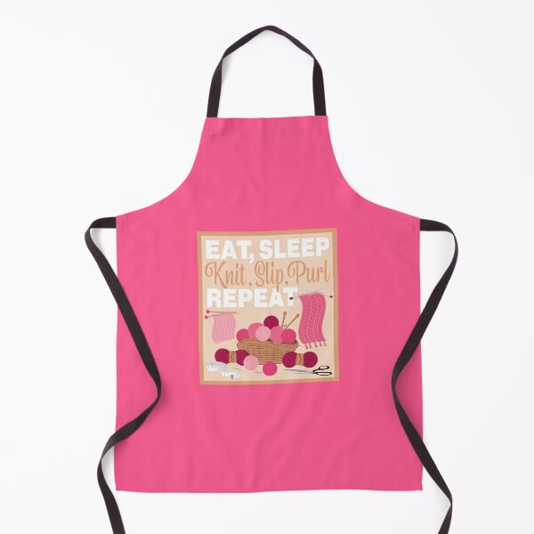 Item preview, Eat Sleep Repeat Knitting - Knitting items - PINK designed and sold by StellarFX.