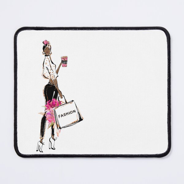 Item preview, Dark Skin Fashion Girl Illustration designed and sold by KaramfilaS.
