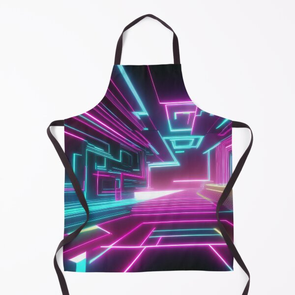 Item preview, "Electric Dreams in a Neon Geometric Maze" designed and sold by ChernivtsiSkoda.