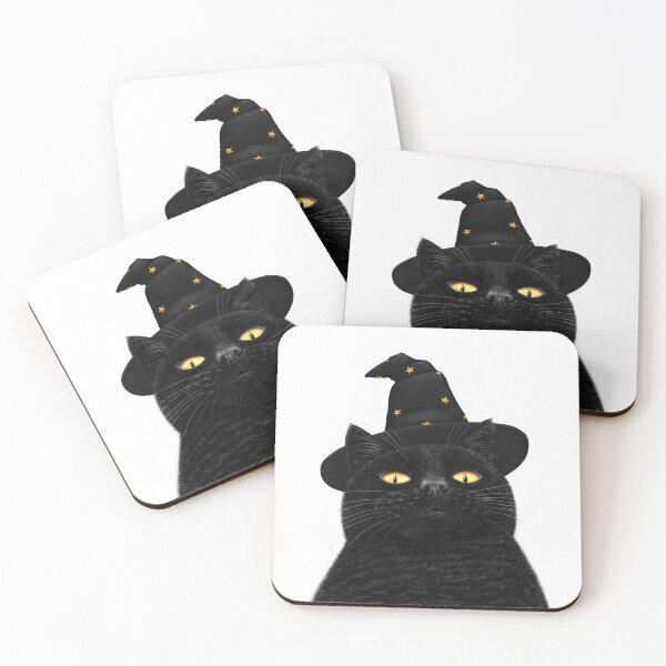 Item preview, Halloween black cat designed and sold by Valeriya Korenkova Kodamorkovkart.