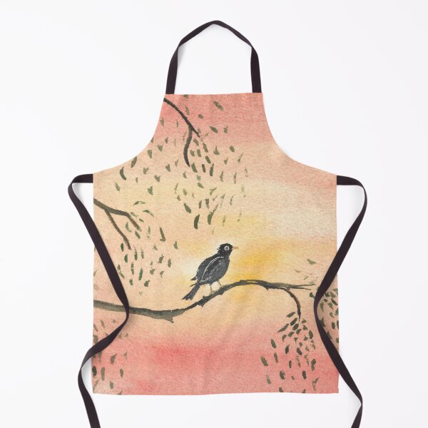 Item preview, Blackbird at sunset designed and sold by GiselleSellier.