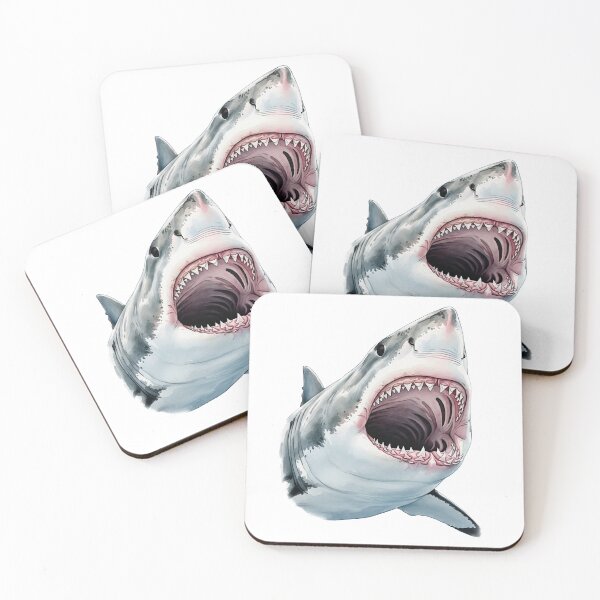 Item preview, Great White Shark designed and sold by 4rtistcDrift.