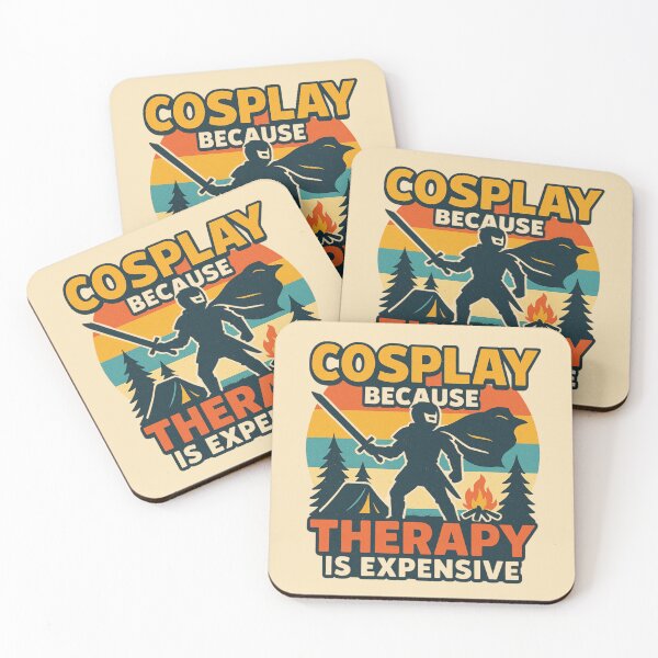 Item preview, Cosplay Because Therapy Is Expensive – Retro Comic Style designed and sold by Meandmyshop.