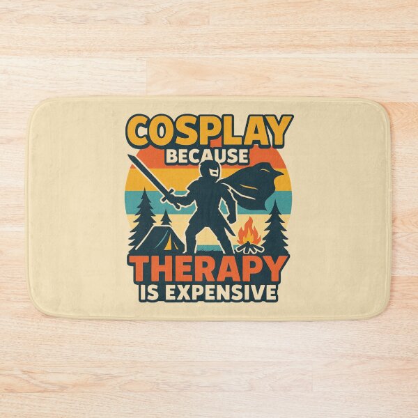 Item preview, Cosplay Because Therapy Is Expensive – Retro Comic Style designed and sold by Meandmyshop.