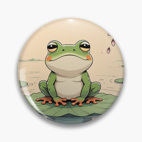 Artikelvorschau, Kleiner Frosch sitzt auf Lotusblatt entworfen und verkauft von ZenAnimal.