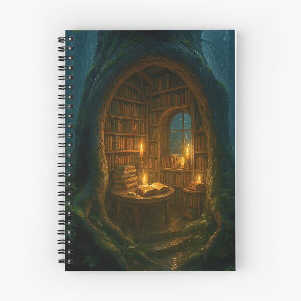 Item preview, Secret Forest Library — Sanctuary of Light and Knowledge designed and sold by RinWinArts.