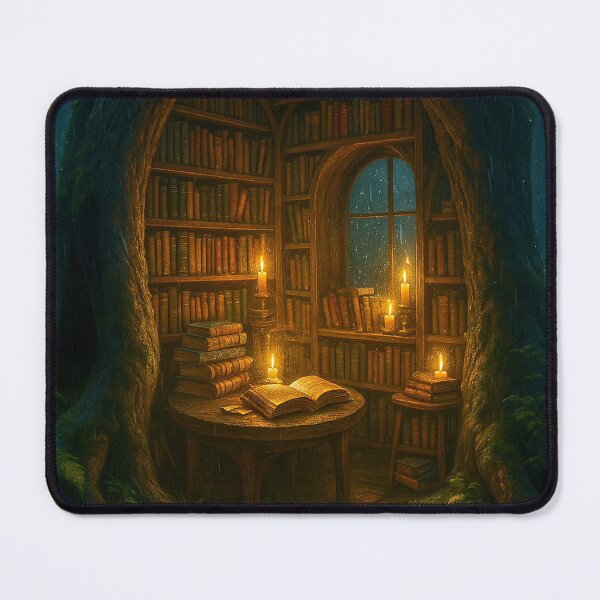 Item preview, Secret Forest Library — Sanctuary of Light and Knowledge designed and sold by RinWinArts.