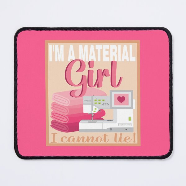 Item preview, Eat Sleep Repeat - Material Girl - Embroidery Machine - PINK designed and sold by StellarFX.