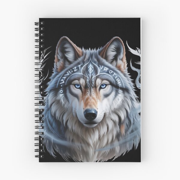 Item preview, The Mystic Wolf. Wolf Portrait designed and sold by VividTrails.