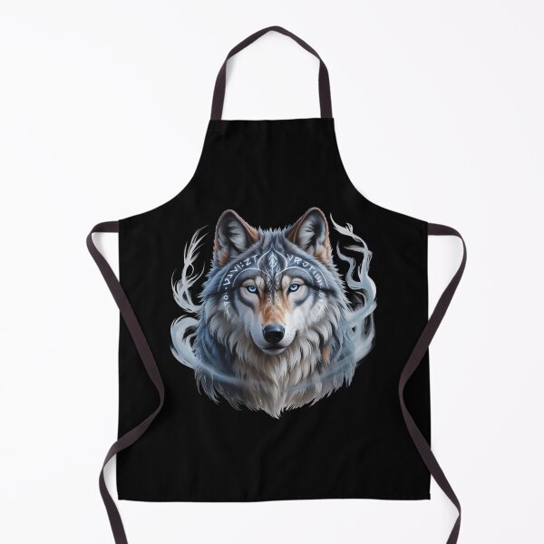 Item preview, The Mystic Wolf. Wolf Portrait designed and sold by VividTrails.