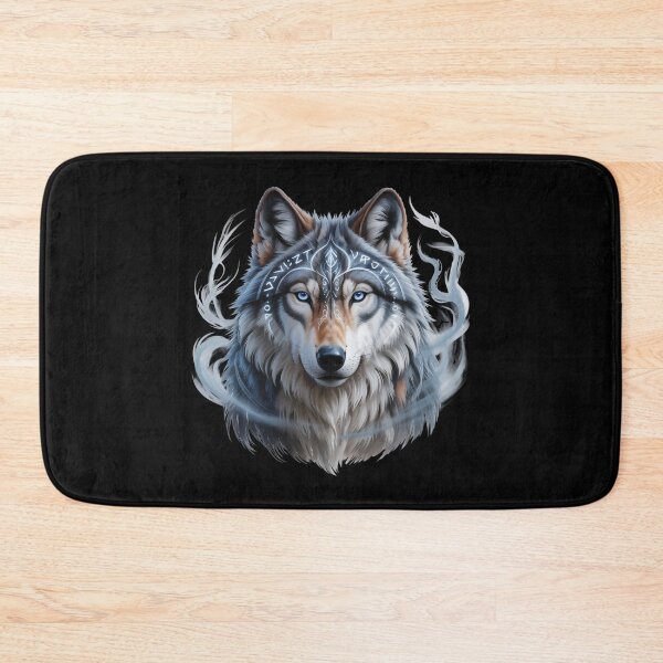 Item preview, The Mystic Wolf. Wolf Portrait designed and sold by VividTrails.