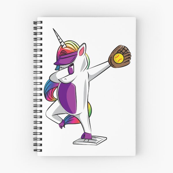 Item preview, Dabbing Unicorn Softball Girls Softball Dab Softball Gift Cute Softball Unicorn (2) designed and sold by Rhynowear.