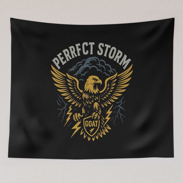 Item preview, John Brzenk Perfect Storm GOAT Armwrestling Tee designed and sold by NicoDesignArt.