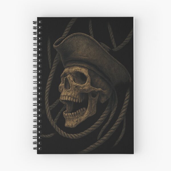Item preview, Pirate Skull – Dark Nautical Skull Design for Grim Seafarer Fans designed and sold by The Midnight Fiber.